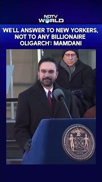 'We'll Answer To New Yorkers, Not To Any Billionaire Oligarch': Mamdani In His First Speech
