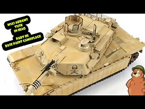 Academy M1A2 TUSK I in Iraq - Part III How to airbrush the camouflage paint (Contrast Technique)