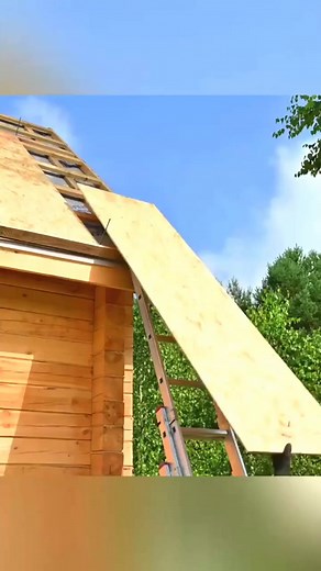 96K views · 1.2K reactions | Making Timber Frame Roof for Wooden House - Installing Roof Shingles #build #building #bushcraft #survival #camp #camping #Outdoors #builder #bushman | Niko Young | Facebook