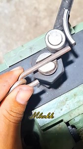 how to make a perfect chain from iron #bendingtools #diy #homemade #welding #fyp | Bambang Welder Art