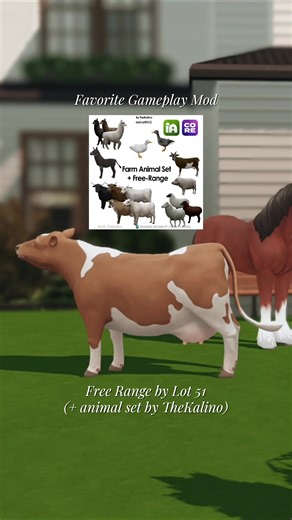 the cutest little farm mod on the sims 🤍 #sims4 #sims4mods #sims4tok #fyp