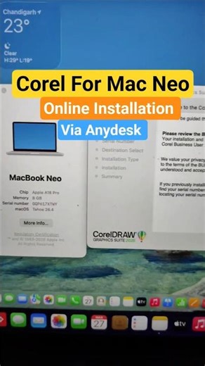 Coreldrawinstallationnearmenoida #how to download and install Coreldraw on mac neo #corel2025 formac