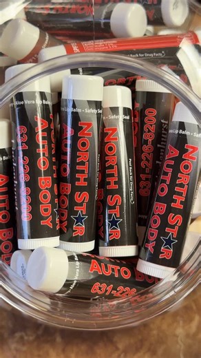 North Star Auto Body on Instagram: "North Star merch for fans, employees, customers, and everyone in between. But it’s our famous chapstick that started it all."