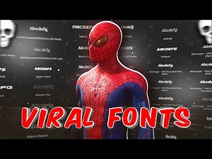 These fonts make your edits 10x more professional📈
