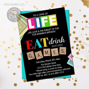 Editable Game Night Invitation, Game Night, Family Game Night, Couples Game Night, Couples Shower Invite, Board Game Party, Birthday Party - Etsy