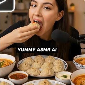 MOMO Asmr 🍛 | #asmr #momos #food #trending #ai #shorts #viralshorts