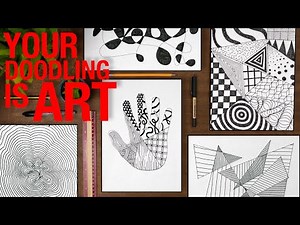5 Doodle Art ideas to boost wellbeing & confidence | Help develop your students drawing skills too!