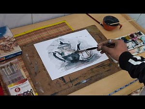 Still Life Watercolor Painting | Step-by-Step Tutorial for Beginners