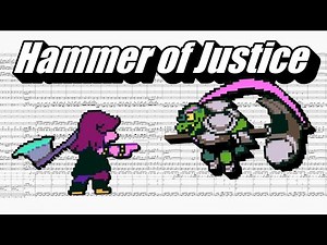 Hammer of Justice – DELTARUNE | HQ Sheet Music