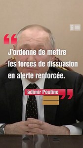 219K views · 1.4K reactions | Vladimir Poutine a ordonné dimanche à son commandement militaire de placer la force de dissuasion russe, qui peut comprendre une composante nucléaire, en alerte renforcée. Il s'agit d'une réponse à des déclarations jugées agressives de pays membres de l'Otan et aux sanctions économiques contre Moscou.  RTSinfo | RTSinfo | Facebook