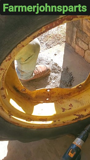 2.1K views · 32 reactions | Installing the John Deere wavy wheel reinforcement rings on your rims. Farmerjohn #johndeere #tractor #dozer | Farmer Johns Parts | Facebook