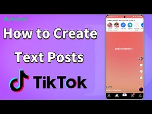 How to Create Text Posts on TikTok (2024): Step by Step Guide