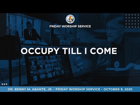 Occupy Till I Come - Dr. Benny M. Abante, Jr.