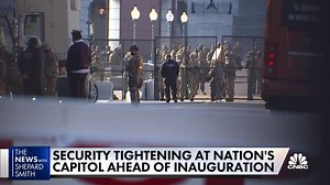 Washington is on alert after last week’s attack on the Capitol, as preparations for the Jan. 20 inauguration continue. Eamon Javers says he hasn’t seen security like this in the area since the days after the 9/11 attacks. | CNBC