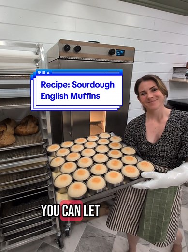 Perfectly Puffy Sourdough English Muffins Recipe