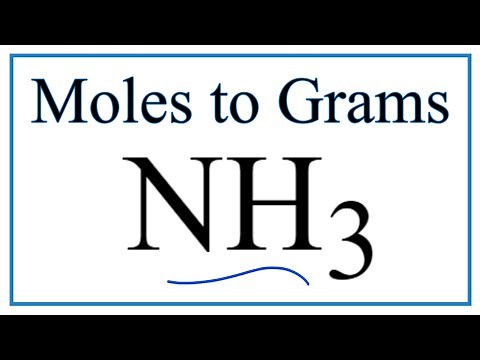How to Convert Moles of NH3 to Grams