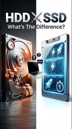 HDD vs SSD: What's the Difference? 💾⚡