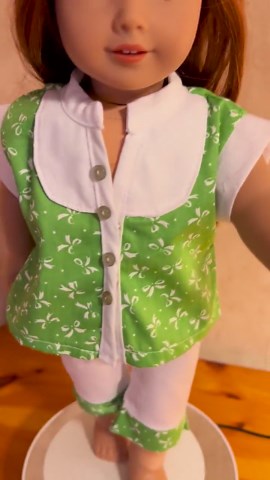 18 Inch Doll Clothes/doll Top and Capris/summer Doll Clothes - Etsy