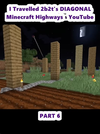 Exploring 2b2t's Diagonal Highways in Minecraft
