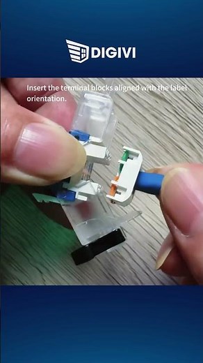 Lắp đặt đầu nối mạng RJ45 âm tường cho dây mạng Cat6