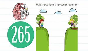 Brain Test Level 265 (NEW) Help these lovers to come together