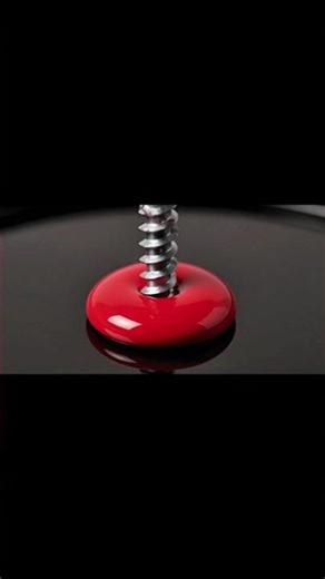 🌀“When paint meets motion 🎨✨ Watch this screw spin its way into a hypnotic spiral of colors