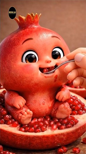 Cute Fruit Eating Their Own Fruits 😍🍌🍎 | #2 AI Animated Shorts #shorts #cutefruits #ai