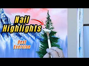 Best Exercise To Start Painting Highlights Like Bob Ross!