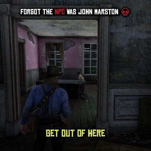 Thought He Was Just an NPC…😂 #rdr2 #reddeadredemption