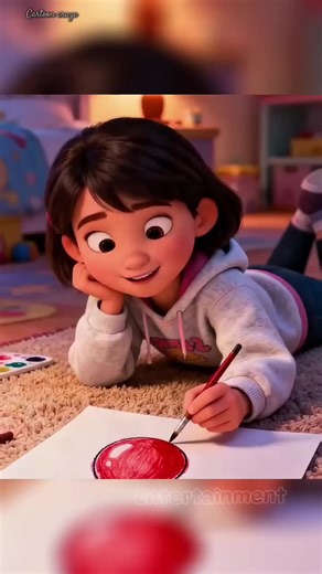 Magic Brush Animation: Flying Balloon & Healed Leg