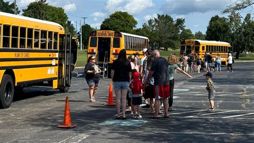 'First-time riders' learn about bus safety ahead of school year start