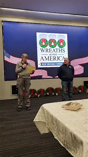 MSP Sgt. Brian Hink is the fourth recipient of the Chief Janine Roberts Leadership Award presented by Wreaths Across America. Hink served 23 years in the US Army attaining the rank of Sergeant First Class. He serves as a K9 handler, Honor Guard Member and Field Training Officer for the Maine State Police. Congratulations Sgt. Hink! | Wreaths Across America