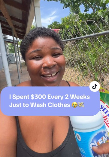 Am I the only one spending this much just to wash clothes every 2 weeks? 😭💸 I did the maths and I honestly had to rethink everything! #fyp #trini_tiktoks #Adulting #MoneyTok #Relatable