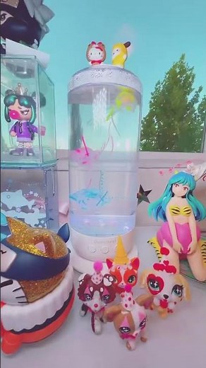 Anime gaming room #kawaii #desksetup #gamergirl #figurine #kawaiiaesthetic #cutecore