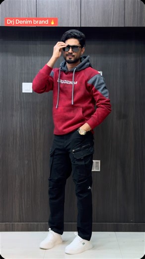 Drj denim brand inside fur hoodie 🔥available size m to 2xl order on WhatsApp 977 9703920808 | Firoj Ansari