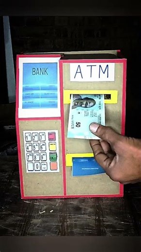 ATM machine full working #howtomakepowerbankathome