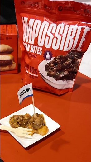 Impossible Meat Steak Bites Food Review