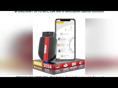 ANCEL BD200 OBD2 Automotive Scanner Bluetooth Code Reader Engine Check Battery Test OBD2 Diagnostic