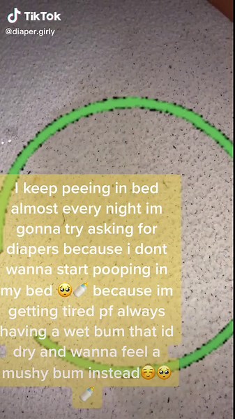 Diaper girl on TikTok