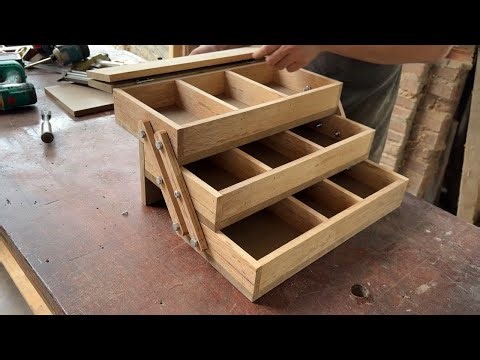 How to Build a Smart Folding Tool Box | Space-Saving Woodworking Project