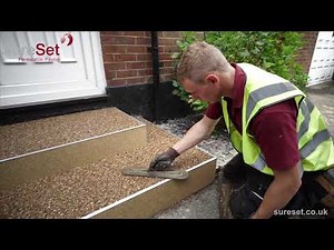 Front Door Steps before & after