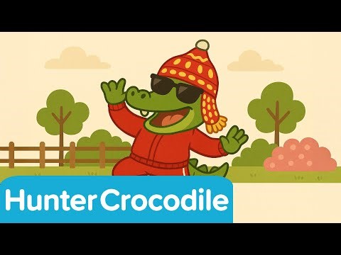Hunter Crocodile | Kids Song | River Animal Song | Mangdungi Kids