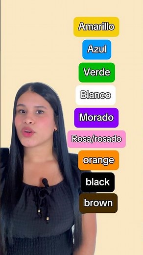 Colors in Spanish 🎨 #learnspanish