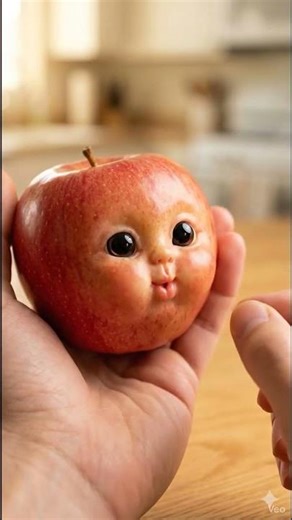 Cute apple eating apple ASMR #asmr
