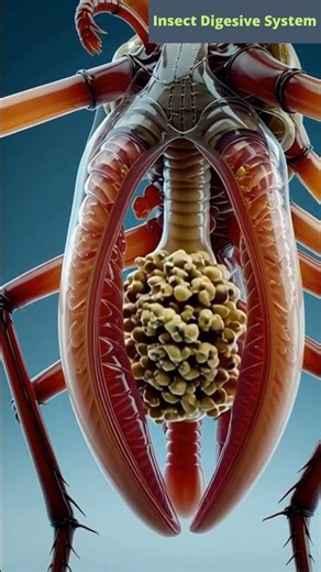 Illustration of an Insect Digestive System