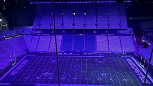 HISTORY MADE: Husky Stadium Debuts Their New LED Lights During California-Washington Game