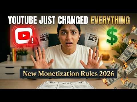 YouTube Monetization Rules 2026 Changed | Most Creators Have No Idea