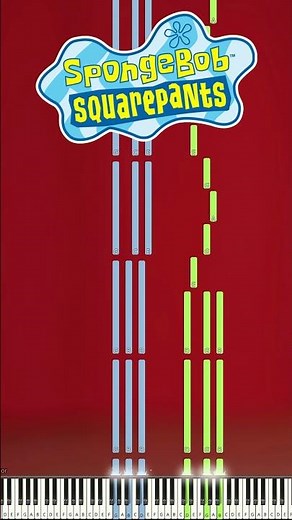 SpongeBob SquarePants Theme Song Intro - Piano