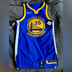 NEW WITH TAGS NIKE NBA AUTHENTIC JERSEY GOLDEN STATE WARRIORS DURANT