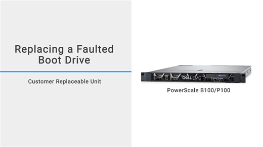 How to replace the Power Supply Unit on the PowerScale B100 and P100 Accelerator Nodes
